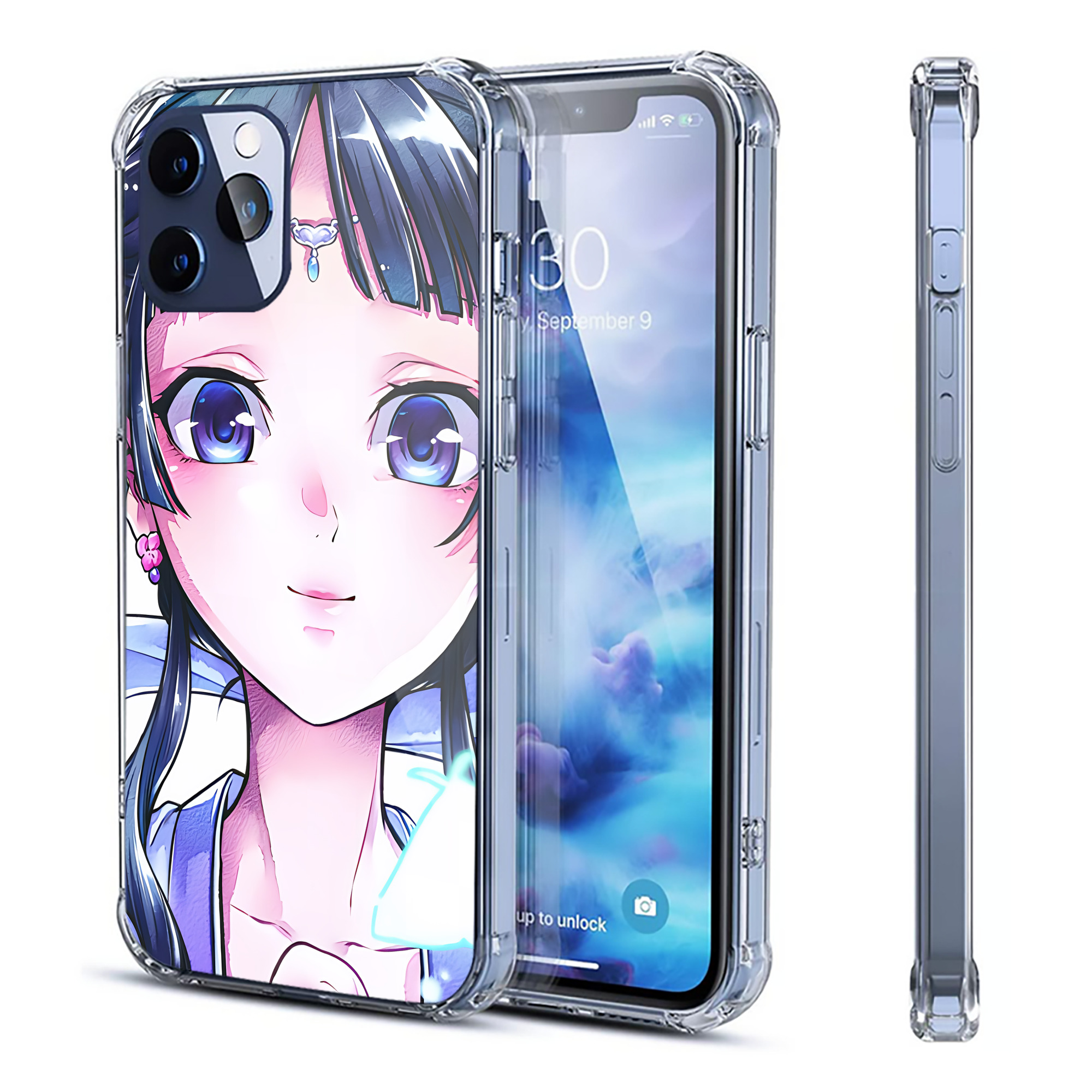 （画像用） 薬屋のひとりごと The Apothecary Diaries 【iPhone 12シリーズ対応】透明スマホケース（クリアソフトケース）